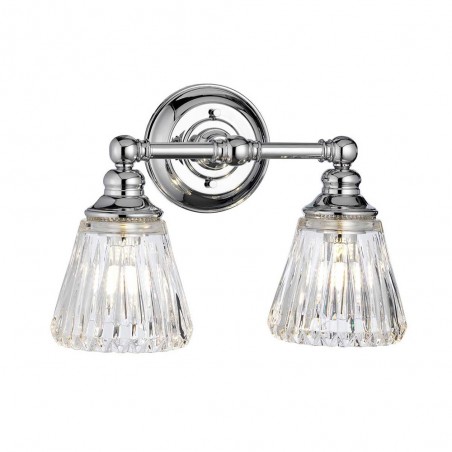 Aplique de pared para baños Keynes (2 luces)