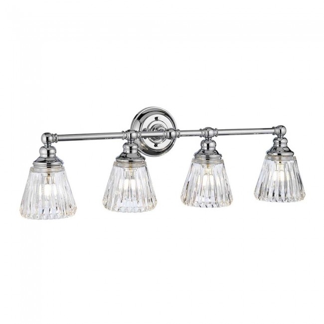 Aplique de pared para baños Keynes (4 luces)