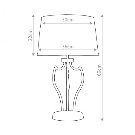 Lámpara de mesa Pimlico