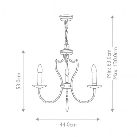 Chandelier Pimlico (3 lights)