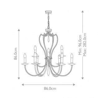 Chandelier Pimlico (9 lights)