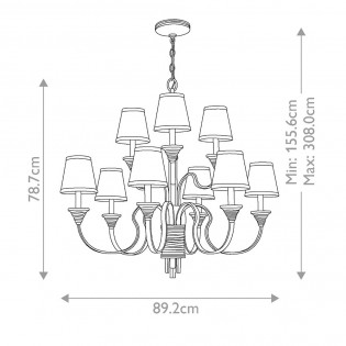 Chandelier Arbor Creek (9 lights)