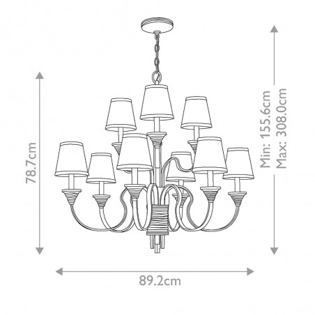 Chandelier Arbor Creek (9 lights)