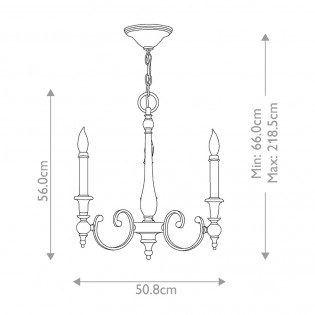 Pendant lamp Yorktown (3 lights)