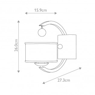 Aplique de pared Monaco