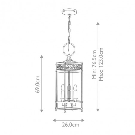 Cieling lamp Guildhall (3 lights)