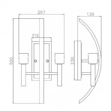 Wall Lamp Mondo (2 lights)