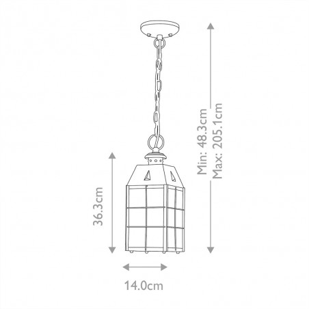 Outdoor Pendant Lamp Nantucket