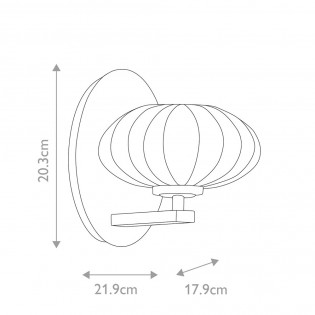 Bathroom's LED Wall Lamp Pim