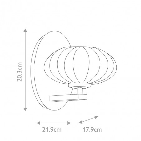 Bathroom's LED Wall Lamp Pim