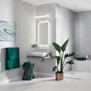 Bathroom's LED Wall Lamp Pim (3 lights)