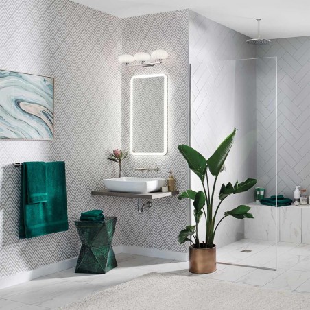 Aplique de pared para baños Pim (3 luces)