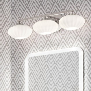 Aplique de pared para baños Pim (3 luces)