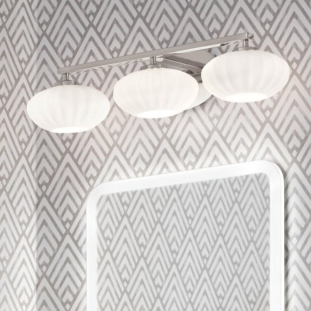 Aplique de pared para baños Pim (3 luces)