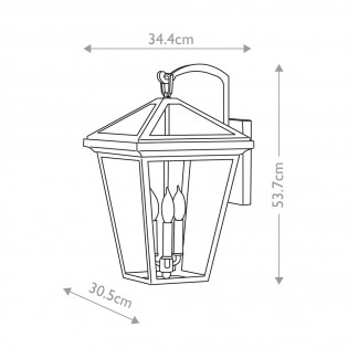 Outdoor Wall Lamp Alford Place (3 lights)