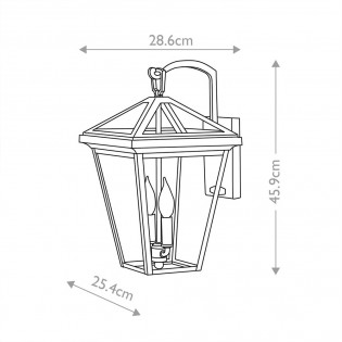 Outdoor Wall Lamp Alford Place (2 lights)