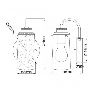Aplique de pared Facet