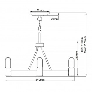 Pendant Lamp Silas (4 lights)