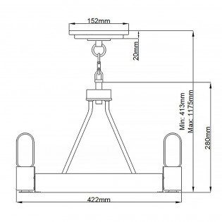 Pendant Lamp Silas (3 lights)