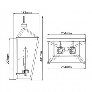 Wall Lamp Stinson (2 lights)