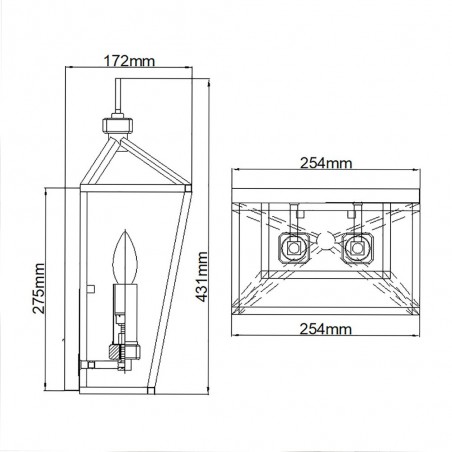 Wall Lamp Stinson (2 lights)