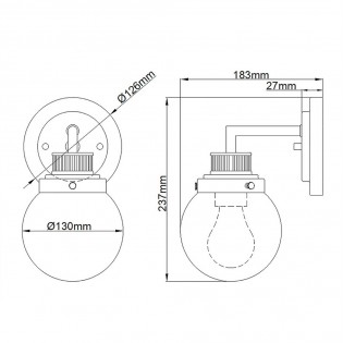 Bathroom's Wall Lamp Poppy