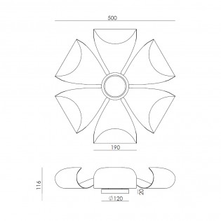 LED Wall Lamp Rita 50 (6W)