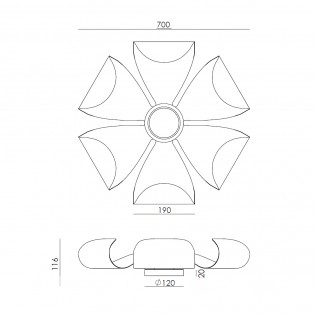 LED Wall Lamp Rita 70 (6W)