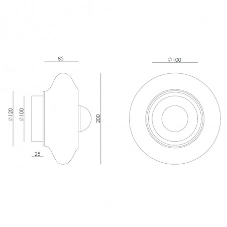 Wall Lamp Vitree