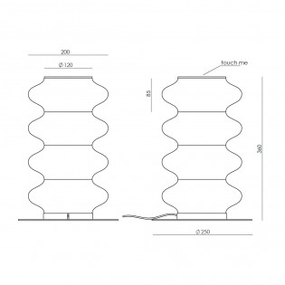 LED Table Lamp Vitree (12W)