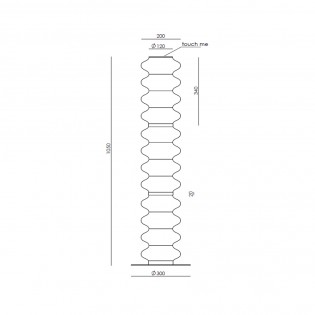 LED Floor Lamp Vitree (28W)