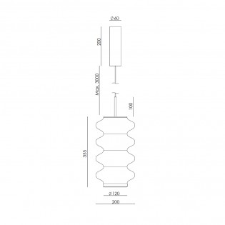 LED Pendant Lamp Vitree (12W)
