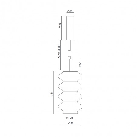 LED Pendant Lamp Vitree (12W)