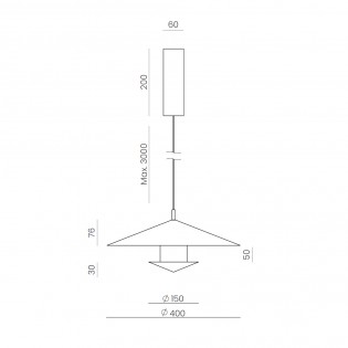 LED Pendant Lamp Gehit (14W)