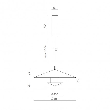 LED Pendant Lamp Gehit (14W)