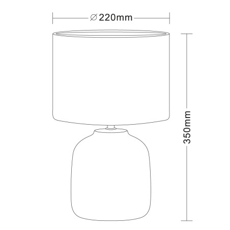 Lámpara de mesa Delfi