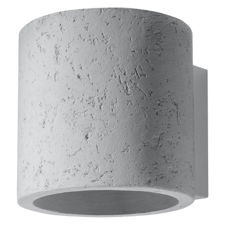 Inba wall light with cement finish
