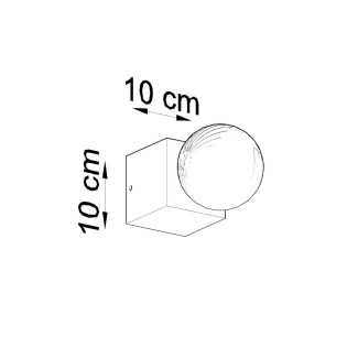 Sorel cement wall light