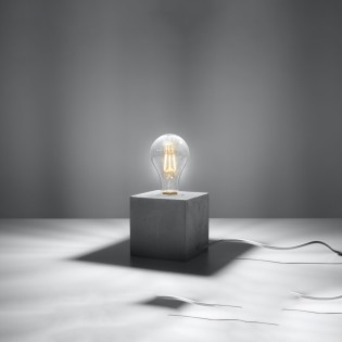 Lámpara de mesa Sorel cemento