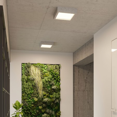Voni cement ceiling light