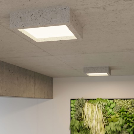 Voni cement ceiling light