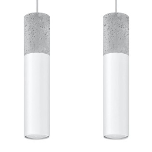 Nivoto white pendant lamp,...