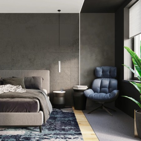 Pendant lamp model Nezo grey in concrete