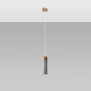 Nato grey pendant lamp, 1 light