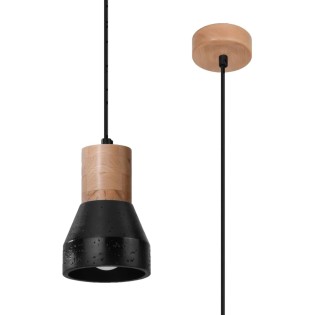Alaezo black pendant lamp