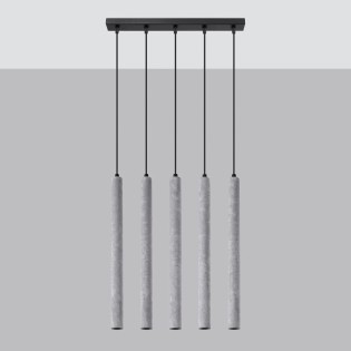 copy of Lámpara colgante Vacu 1 luz, cemento