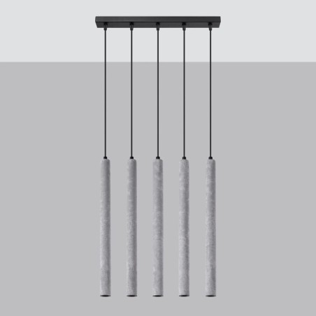 copy of Lámpara colgante Vacu 1 luz, cemento