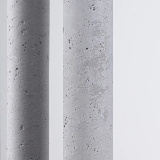 Vacu 5-light pendant lamp, cement