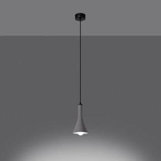 Alna 1-light pendant lamp, cement
