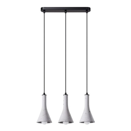 Alna 3-lights pendant lamp, cement